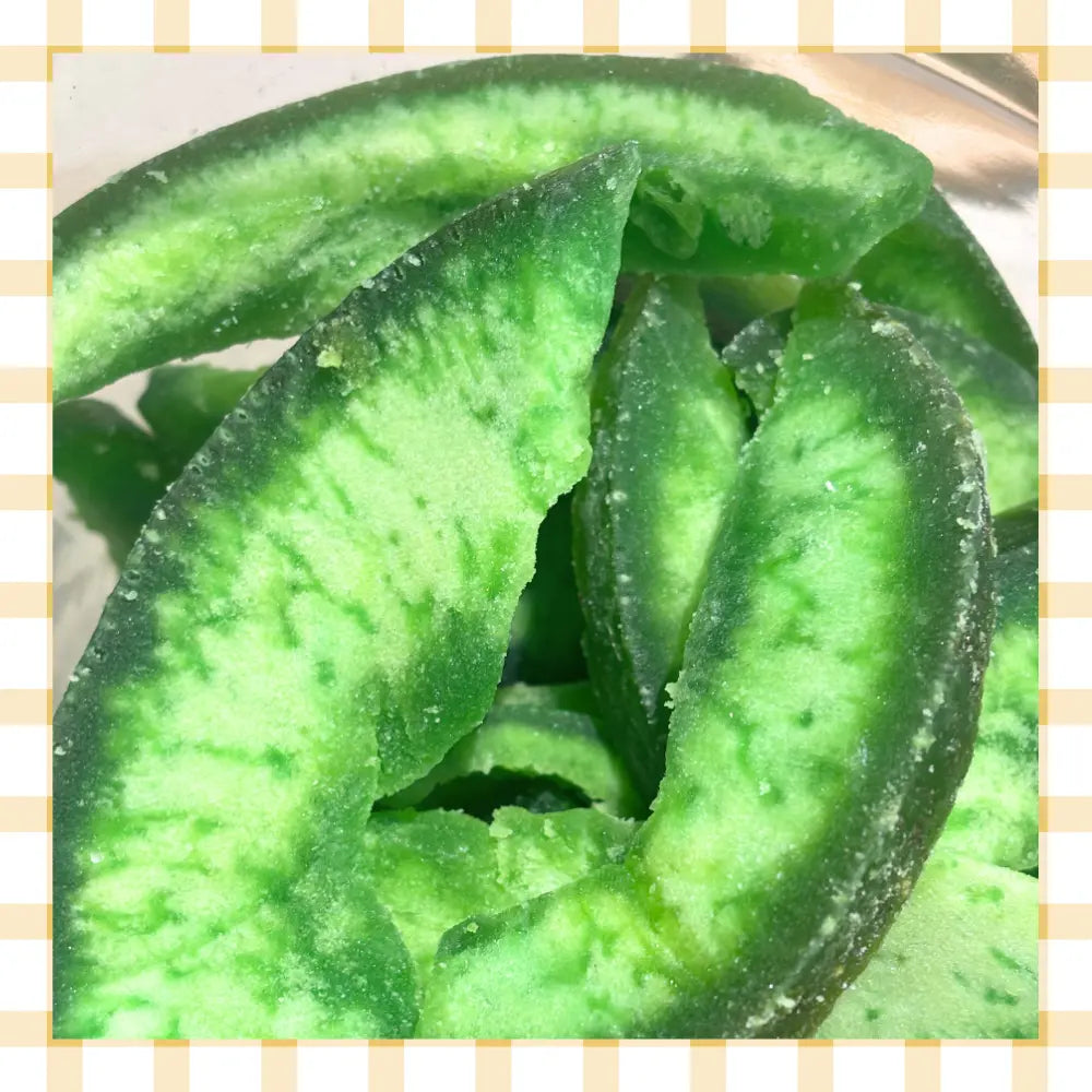 Pomelo verde disidratato a fette