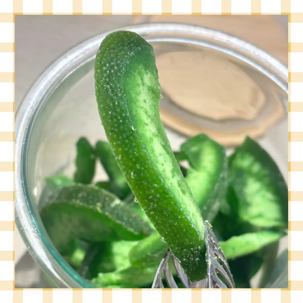 Pomelo verde disidratato a fette