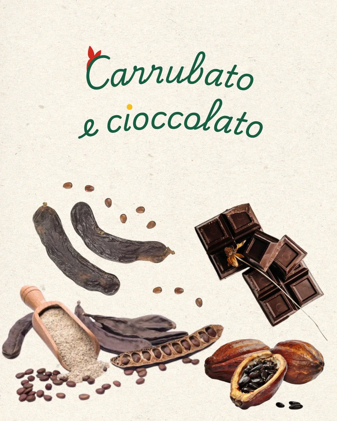 Carrubato e cioccolato