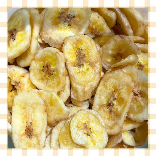 Banane chips con miele