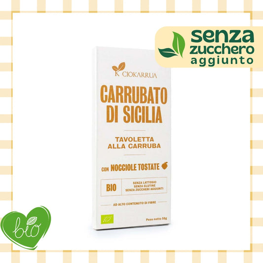 Carrubato con nocciole tostate