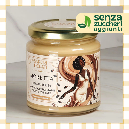 Moretta 100% mandorle siciliane tostate pelate