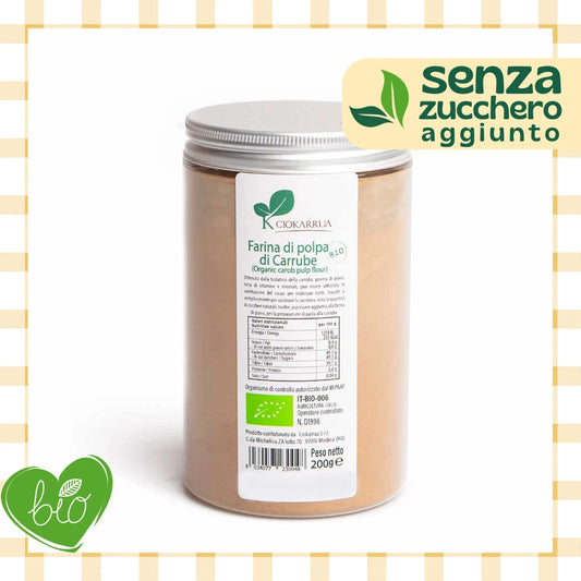 Farina di polpa di Carruba Bio