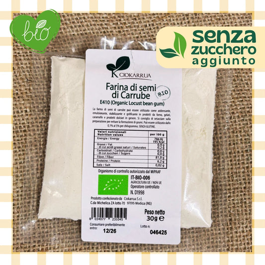 Farina di Semi di Carruba BIO italiana