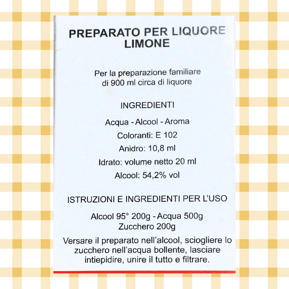 Preparati per liquori