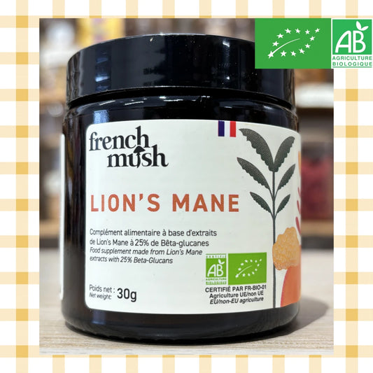 Lion's mane polvere - Testa di scimmia - Hericium erinaceus