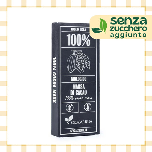 Massa di cacao 100% - BIO e Senza Zuccheri