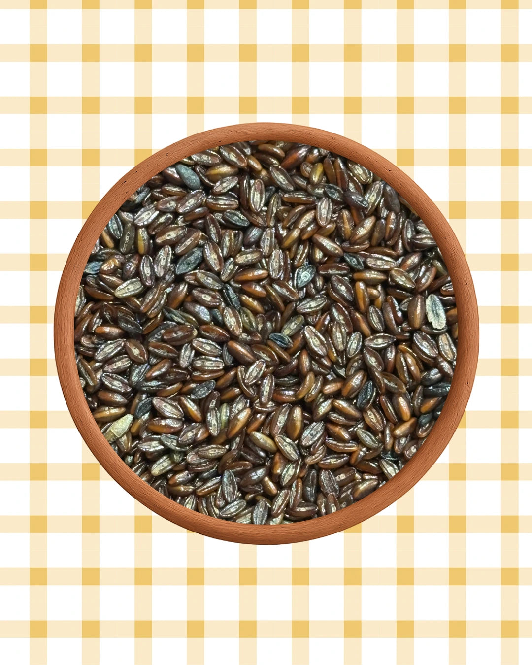 Semi di Psillio interi neri (Plantago psyllium)