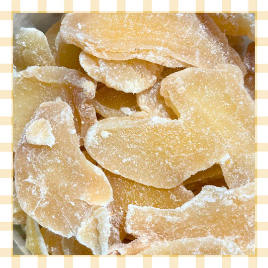 Zenzero (ginger) disidratato a fette