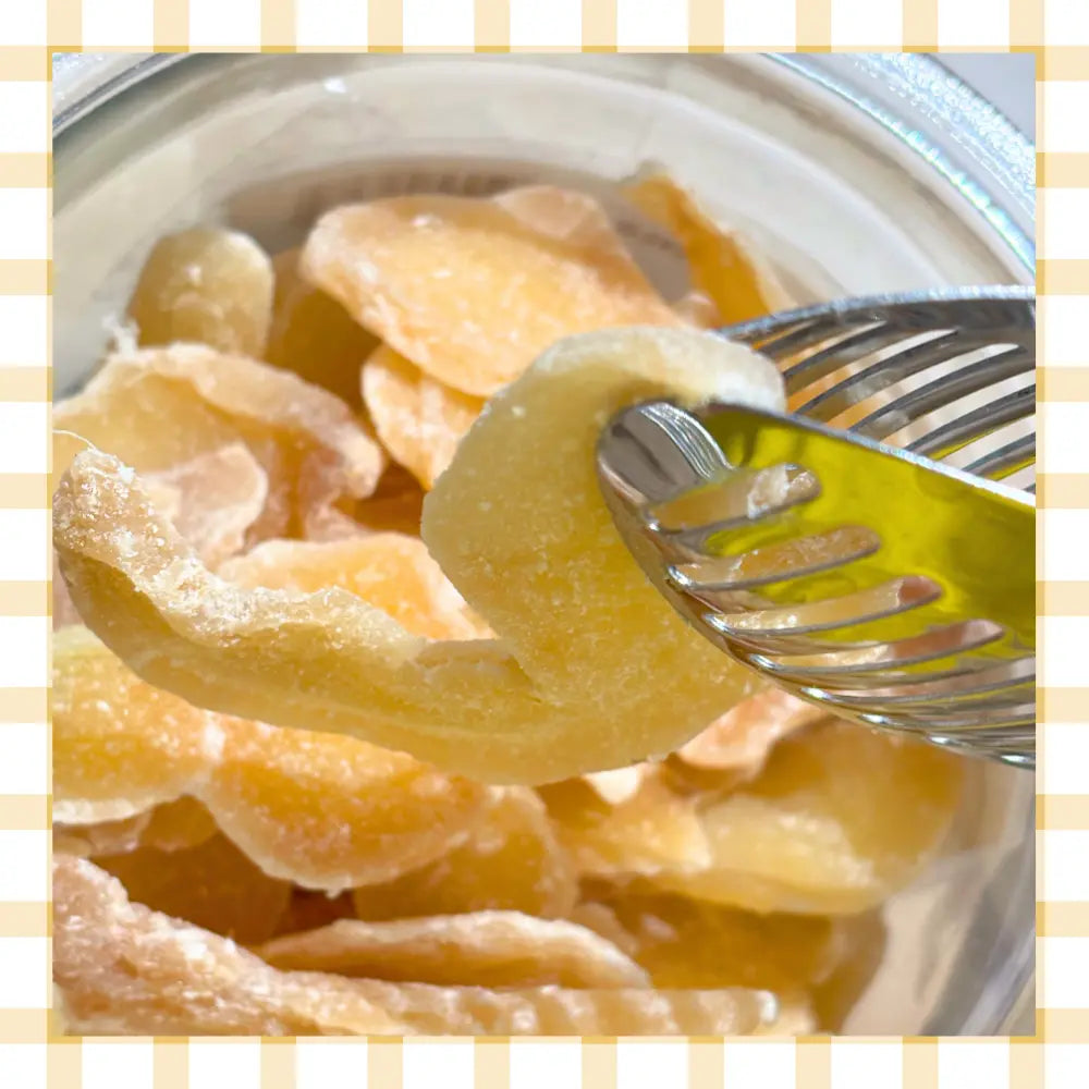 Zenzero (ginger) disidratato a fette